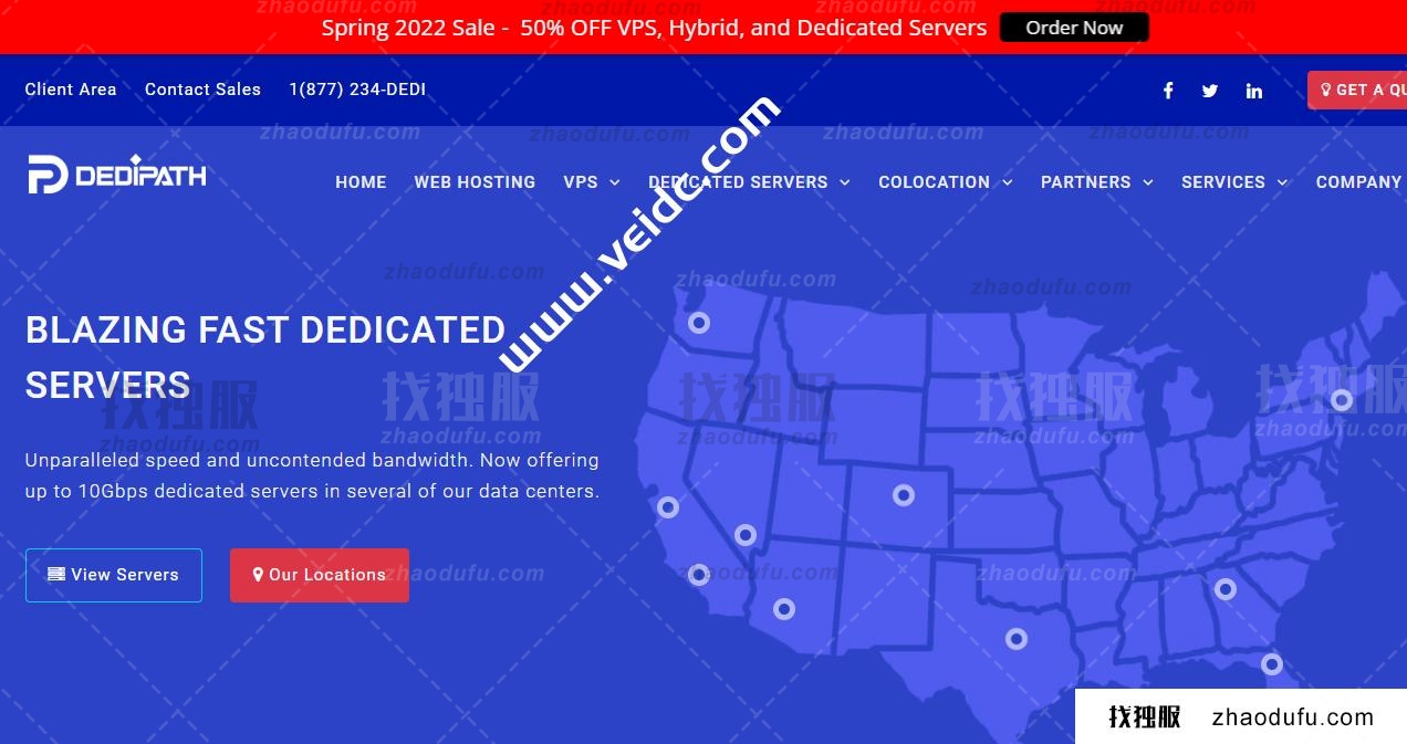 DediPath：全场VPS/HybridServers5折优惠，月付1.75美元起，美国独立服务器月付$39起