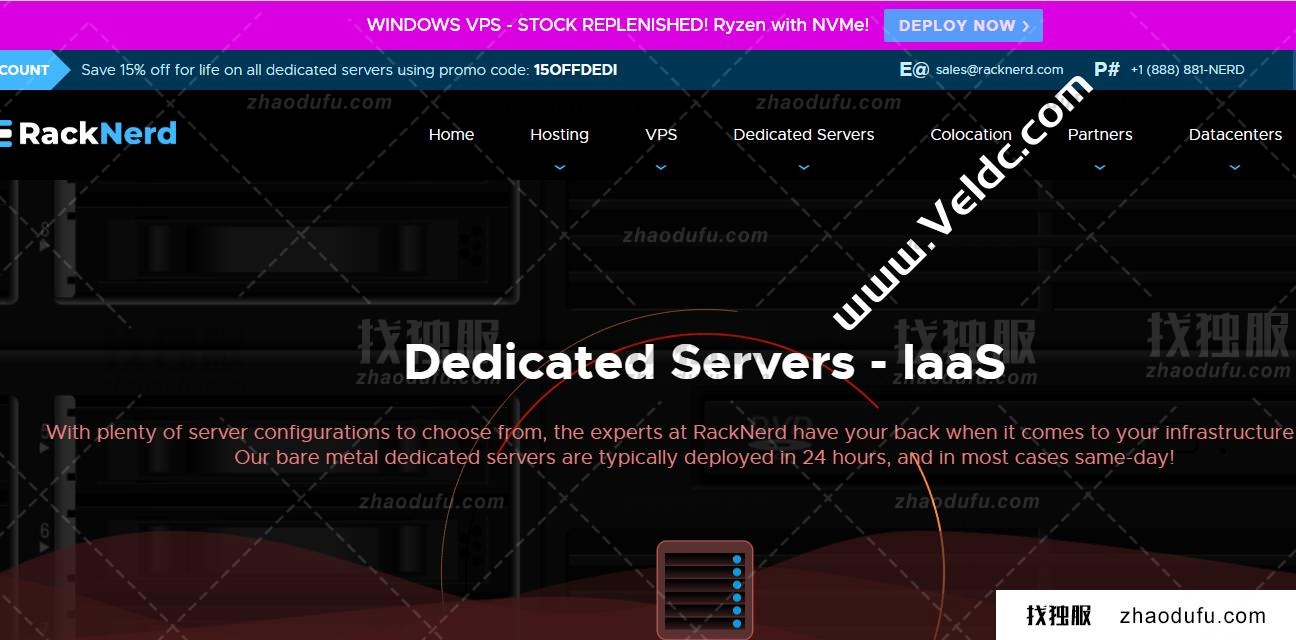 RackNerd：美国独立服务器，多机房可选， E3-1240/16G内存/500G硬盘/1Gbps@30 TB，$140/季