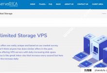 Servarica:加拿大存储服务器,超大硬盘独立服务器,1TB SSD+3 x 14TB HDD,500m无限的流量,起价为每月$ 95_找独服