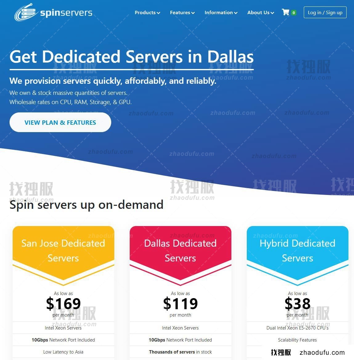 spinservers：美国圣何塞独服，100M\1Gbps\10Gbps带宽，不限流量，低至$119/月，配置超高