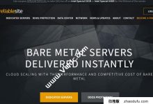 ReliablesIte:廉价的美国独立服务器促销,英特尔5000+/32GB/1TB SSD/1GBPS无限流量/免费20GBPS DDOS保护,每月付款$ 25_找独服