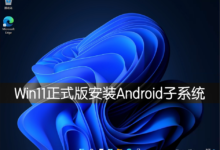 Win11正式版如何安装安卓系统？Win11如何安装Android系统教程(如何安装Win11 Android)_找独服