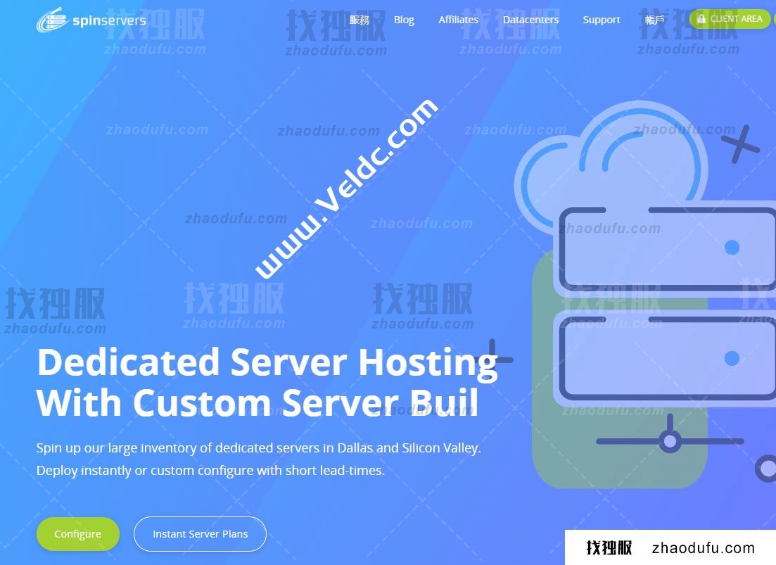 SpinServers：美国2*40Gbps超大带宽服务器特价5折促销，单台保证40Gbps带宽/不限流量/预配置30分钟内自动交付