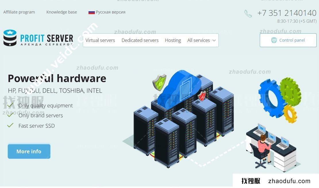 profitserver：俄罗斯独立服务器6折优惠，100Mbps不限流量，月付$28起