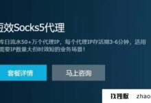 1分钟学会使用win10云服务器搭建Socks5多IP代理_找独服