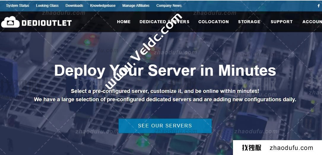 DediOutlet：美国服务器租用，可选凤凰城/堪萨斯城机房，1Gbps端口月流量100TB，月付45美元起